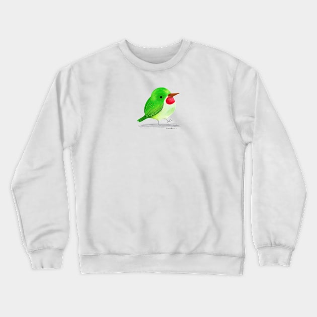 Jamaican Tody Bird Crewneck Sweatshirt by julianamotzko